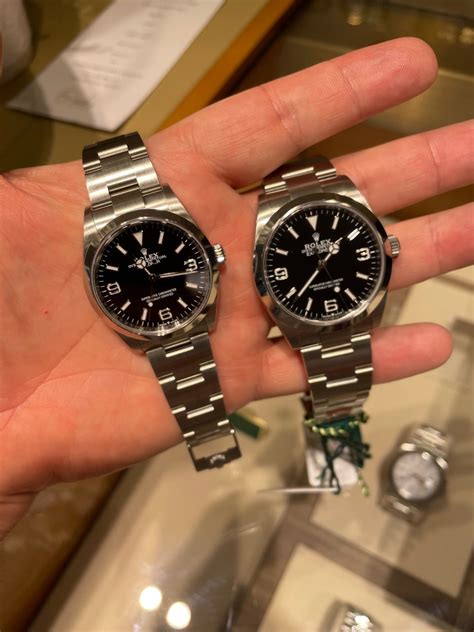 explorer rolex 40mm|Rolex explorer 36mm vs 40mm.